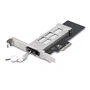 Startech M2-REMOVABLE-PCIE-N1 - Adaptador PCIe x4 a SSD NVMe M.2 con bandeja removible Hot Swap intercambiable en caliente, para SSD 2230/2242/2260/2280, con llaves de seguridad