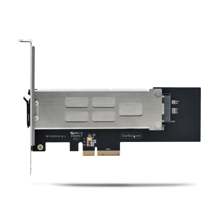 Startech M2-REMOVABLE-PCIE-N1 - Adaptador PCIe x4 a SSD NVMe M.2 con bandeja removible Hot Swap intercambiable en caliente, para SSD 2230/2242/2260/2280, con llaves de seguridad