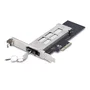 StarTech.com Tarjeta PCIe x4 a SSD NVMe M.2 con Rack Móvil y Bandeja Hot Swap