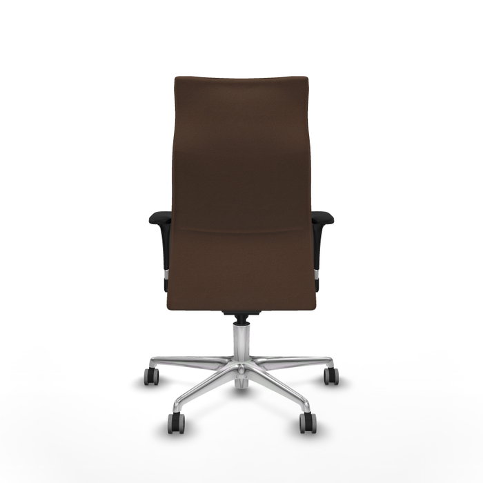 PIQUERAS Y CRESPO Sillón Albacete con mecanismo Sincro, Tela Marrón oscuro y Base Aluminio PIQUERAS Y CRESPO Sillón Albacete con mecanismo Sincro, Tela Marrón oscuro y Base Aluminio