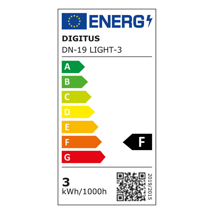 Digitus DN-19 LIGHT-3 Lámpara LED de 3 W para armario Digitus DN-19 LIGHT-3 Lámpara LED de 3 W para armario