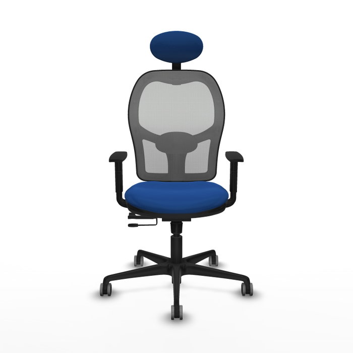 PIQUERAS Y CRESPO Silla de oficina Jorquera Azul y Gris