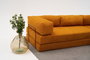 Atelier Del Sofa Sofá Esquinero Chenilla Naranja 290cm