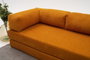Atelier Del Sofa Sofá Esquinero Chenilla Naranja 290cm
