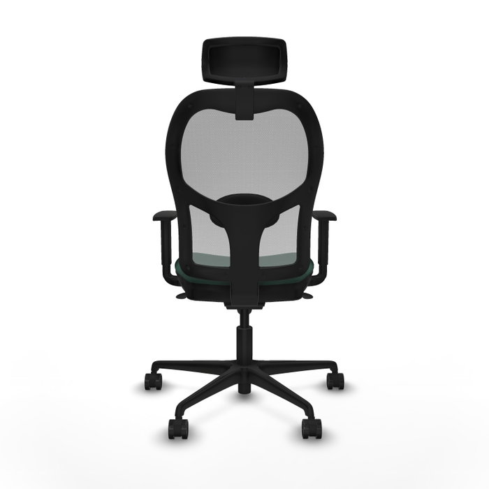 PIQUERAS Y CRESPO Silla de oficina Jorquera con mecanismo Sincro, Verde botella y Gris PIQUERAS Y CRESPO Silla de oficina Jorquera con mecanismo Sincro, Verde botella y Gris