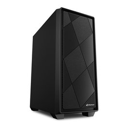 Sharkoon VS8 Caja PC ATX Midi Tower Negro - Compacta, Soporta 6 Ventiladores, 6 SSD, 2 HDD, USB 3.0, Compatible con Tarjetas Gráficas de hasta 35 cm y Refrigeradores de 15.8 cm