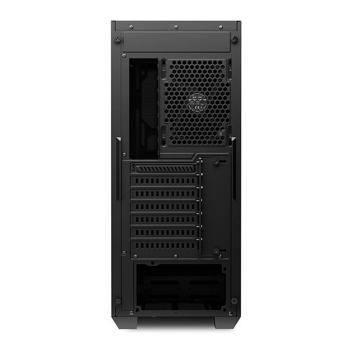 Sharkoon VS8 Caja PC ATX Midi Tower Negro - Compacta, Soporta 6 Ventiladores, 6 SSD, 2 HDD, USB 3.0, Compatible con Tarjetas Gráficas de hasta 35 cm y Refrigeradores de 15.8 cm
