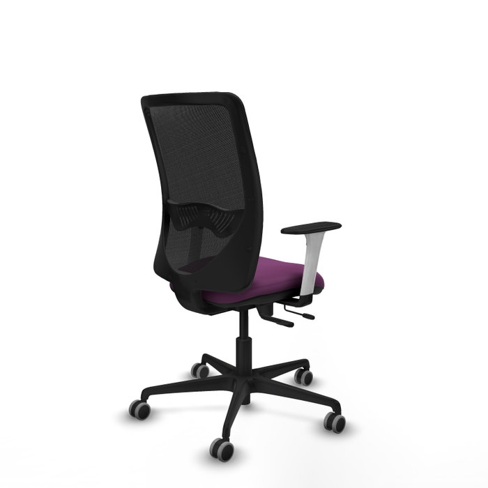 PIQUERAS Y CRESPO Silla de oficina Zulema Morada con mecanismo Sincro/Traslack