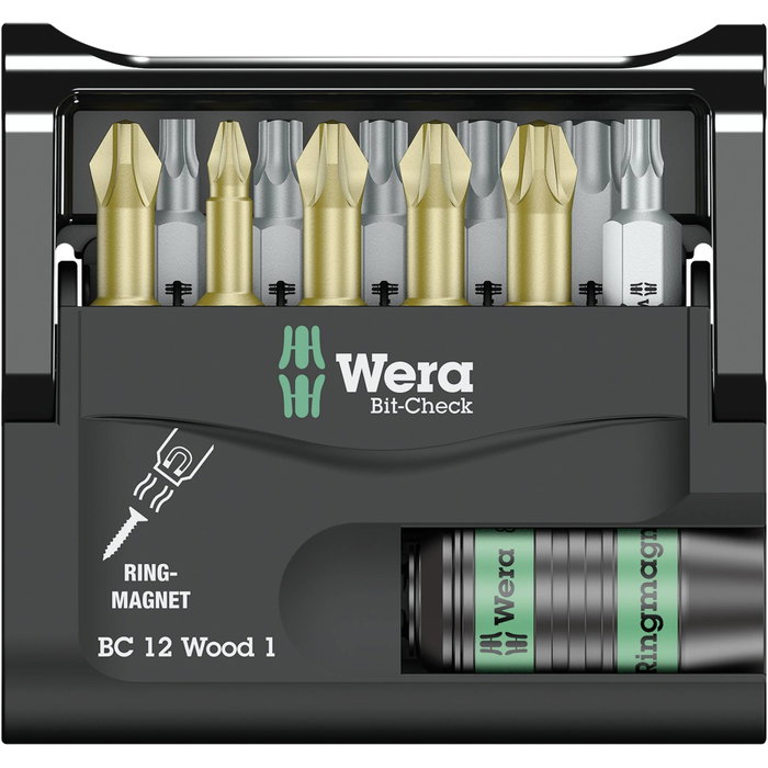 Wera Bit-Check 12 Wood 1 Bit Set