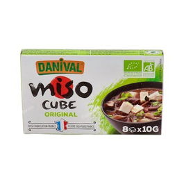 DANIVAL Caldo de Miso Cubitos Bio 8 uds x 10gr