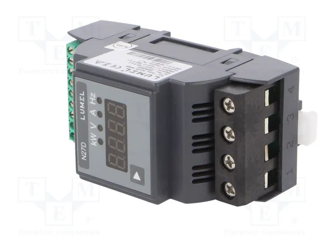 LUMEL N27D Medidor de parámetros de red digital para raíl DIN