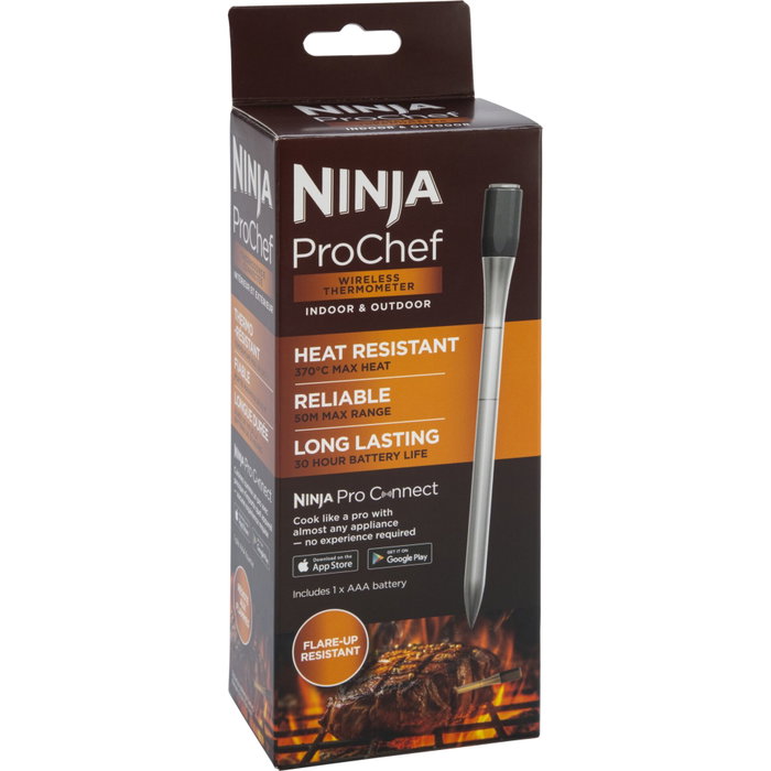 Ninja Sonda de termómetro ProChef WP100EU inalámbrica con seguimiento Bluetooth/Wi-Fi