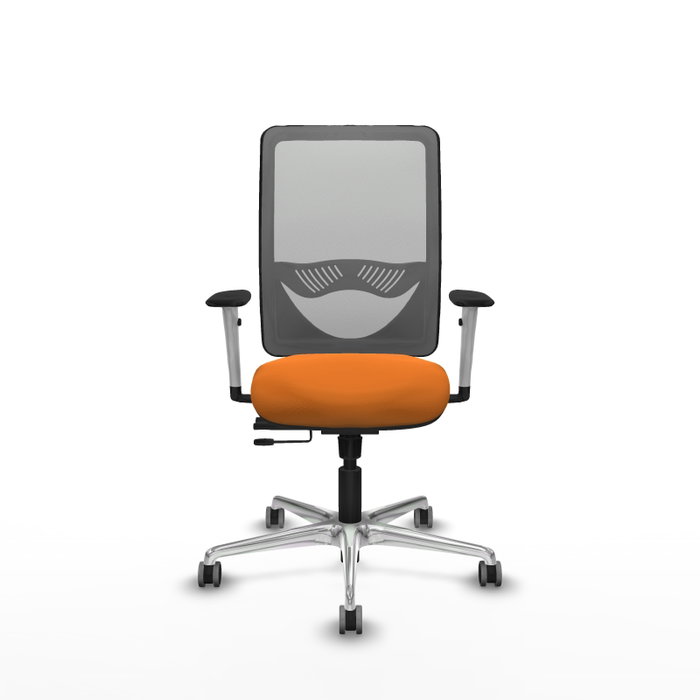 PIQUERAS Y CRESPO Silla de oficina Zulema Naranja y Gris PIQUERAS Y CRESPO Silla de oficina Zulema Naranja y Gris