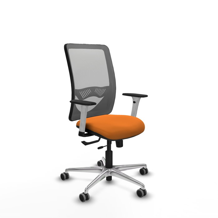 PIQUERAS Y CRESPO Silla de oficina Zulema Naranja y Gris PIQUERAS Y CRESPO Silla de oficina Zulema Naranja y Gris