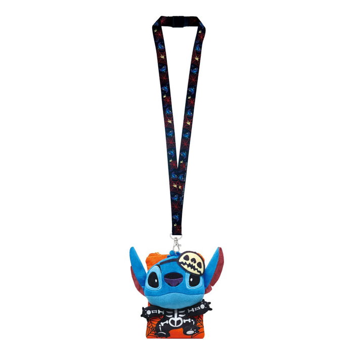 Lilo & Stitch Llavero Stitch Skeleton con tarjetero Pouch Lilo & Stitch Llavero Stitch Skeleton con tarjetero Pouch
