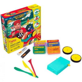 Jovi Kit de Modelado Jovitech Crazy Cars Racing con Colores Surtidos
