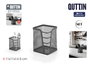 Inde Bote Utensilios Metal Net Quttin 11 x 14,8 x 11,1 cm (12 Unidades)