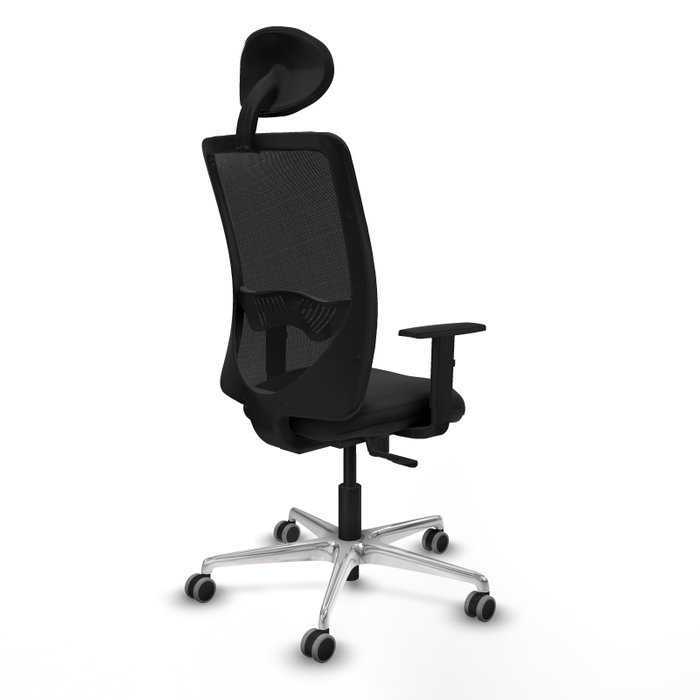 PIQUERAS Y CRESPO Silla de oficina Zulema con mecanismo Sincro, Negro