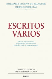 Escritos Varios, Escrivá De Balaguer, Josemaría - RIALP