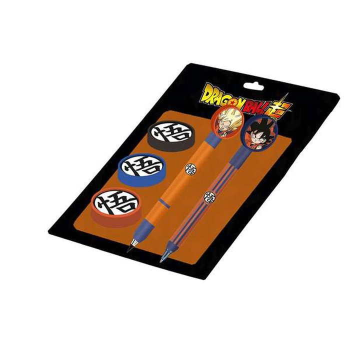 Karactermania Pack Dragon Ball Ultra Instinct con Bolígrafo de Gel Borrable, Lápiz Eterno y 3 Gomas Karactermania Pack Dragon Ball Ultra Instinct con Bolígrafo de Gel Borrable, Lápiz Eterno y 3 Gomas