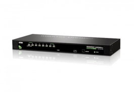 Aten Switch KVM CS1308-AT-G 8 Puertos VGA PS/2-USB Controla 8 Computadoras Compatible Multiplataforma Montaje Rack 1U