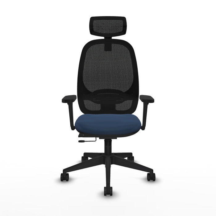 PIQUERAS Y CRESPO Silla de oficina Cilanco Azul marino y Negro PIQUERAS Y CRESPO Silla de oficina Cilanco Azul marino y Negro