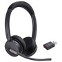 Yealink WH64 Hybrid Dual UC Auriculares Inalámbricos Negro