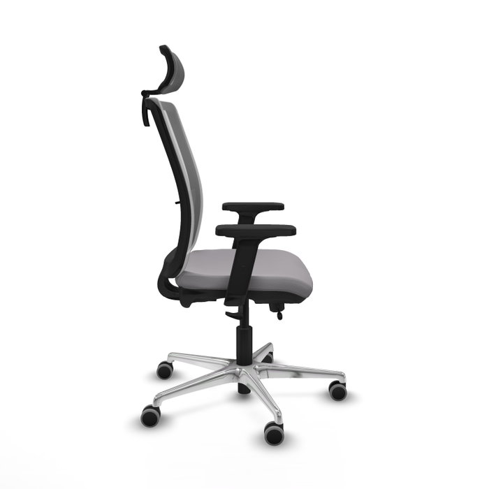 PIQUERAS Y CRESPO Silla de oficina Haches Gris con mecanismo Sincro/Traslack PIQUERAS Y CRESPO Silla de oficina Haches Gris con mecanismo Sincro/Traslack