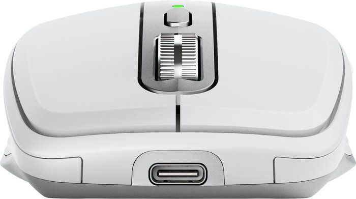 Logitech Ratón Inalambrico MX Anywhere 3S For Mac Gris - Ratón Compacto de Alto Rendimiento para Mac con Sensor Darkfield y Rueda MagSpeed, Recargable USB-C