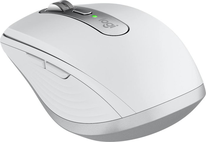 Logitech Ratón Inalambrico MX Anywhere 3S For Mac Gris - Ratón Compacto de Alto Rendimiento para Mac con Sensor Darkfield y Rueda MagSpeed, Recargable USB-C