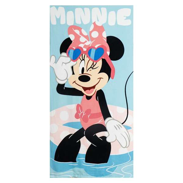 Cerdá Toalla Set Gafas Natación Minnie 24x34x6 cm Azul Niños 3+ Años