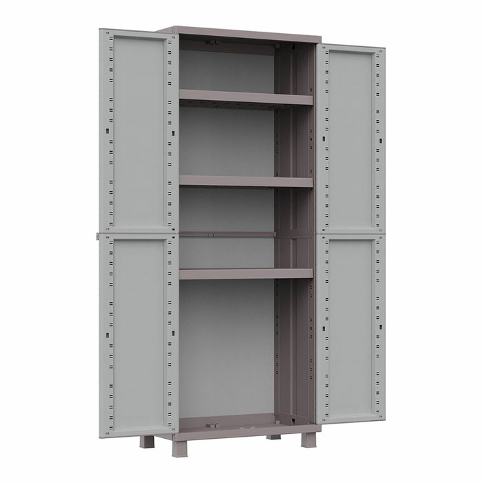 Terry Armario Jrattan 369, 3 baldas, Gris, 68 x 37,5 x 170 cm Terry Armario Jrattan 369, 3 baldas, Gris, 68 x 37,5 x 170 cm