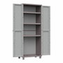 Terry Armario Jrattan 369, 3 baldas, Gris, 68 x 37,5 x 170 cm