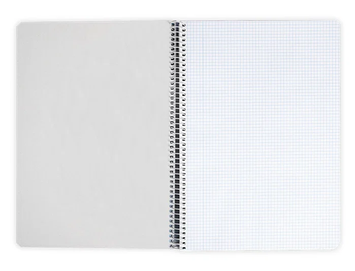 Liderpapel Cuaderno Espiral Cuarto Tapa Dura 80 Hojas 75gr Cuadro 4mm Con Margen Colores Surtidos