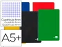 Liderpapel Cuaderno Espiral Cuarto Tapa Dura 80 Hojas 75gr Cuadro 4mm Con Margen Colores Surtidos