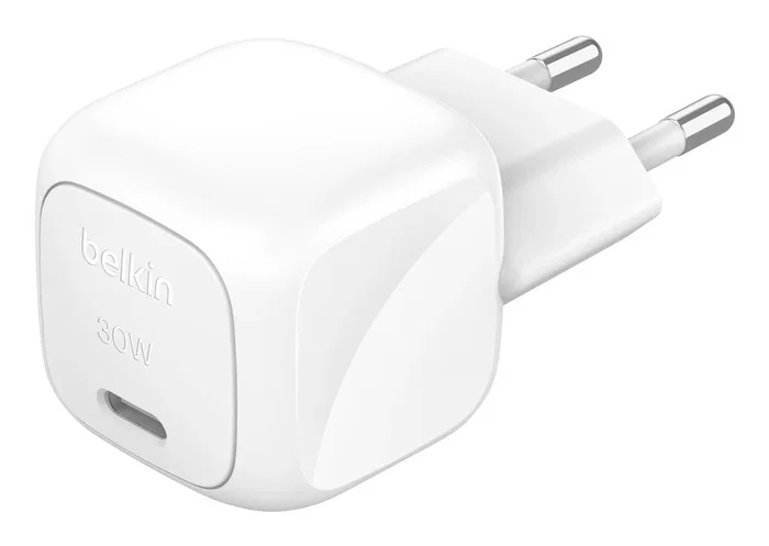 Belkin BoostCharge USB-C 30W PD & PPS WCA008KQWH Blanco Belkin BoostCharge USB-C 30W PD & PPS WCA008KQWH Blanco