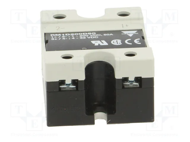 CARLO GAVAZZI RM1D200D50 Relé de estado sólido 50A 200VDC CARLO GAVAZZI RM1D200D50 Relé de estado sólido 50A 200VDC