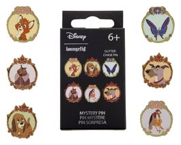 Loungefly Tod y Toby Chapas Esmaltadas Blind Expositor (12) Units