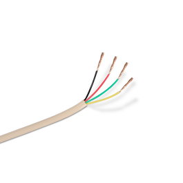 Aisens A143-0321 Bobina de Cable de Teléfono 4 hilos 100m Beige