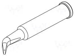 ERSA Punta de soldadura cono acodado de 1,8 mm