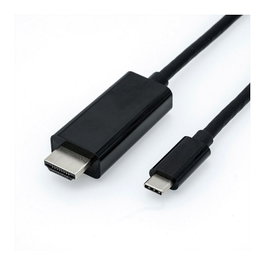 ROLINE Adaptador de cable USB Tipo C a HDMI, 2 m, 11.04.5841