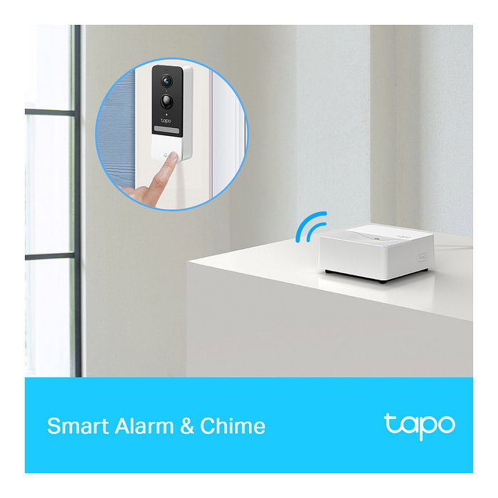 TP-Link Tapo H200 Smart Hub Blanco con Indicador por Tono, Conexión WiFi e Inalámbrica, CE FCC RoHS RCM, 100-240V