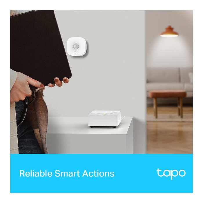 TP-Link Tapo H200 Smart Hub Blanco con Indicador por Tono, Conexión WiFi e Inalámbrica, CE FCC RoHS RCM, 100-240V