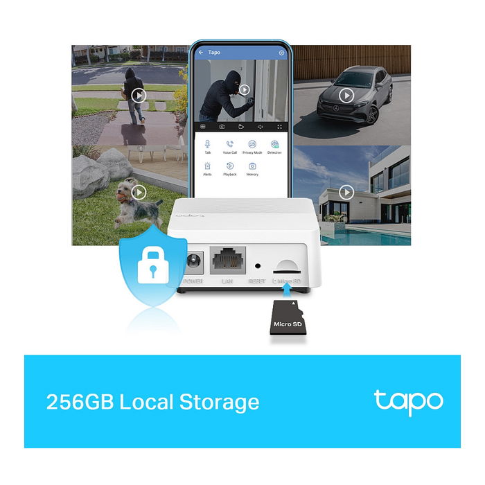 TP-Link Tapo H200 Smart Hub Blanco con Indicador por Tono, Conexión WiFi e Inalámbrica, CE FCC RoHS RCM, 100-240V