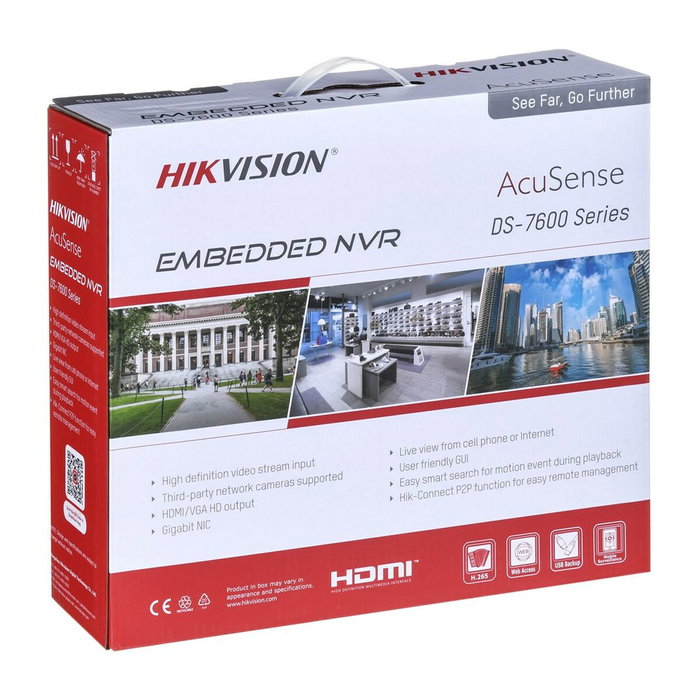 Hikvision Pro Series DS-7616NXI-K1(D) Grabador de video en red de 16 canales