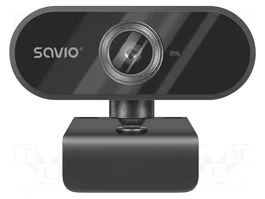 SAVIO Cámara Web HD 720p Negro