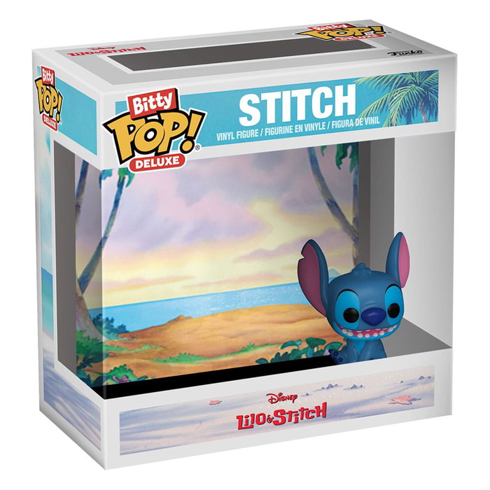 Disney Display de Figuras Bitty POP! Deluxe Vinyl Stitch(Beach) 2,5 cm Disney Display de Figuras Bitty POP! Deluxe Vinyl Stitch(Beach) 2,5 cm