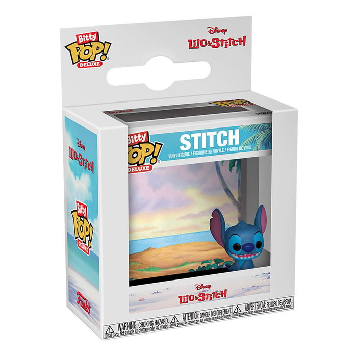 Disney Display de Figuras Bitty POP! Deluxe Vinyl Stitch(Beach) 2,5 cm Disney Display de Figuras Bitty POP! Deluxe Vinyl Stitch(Beach) 2,5 cm