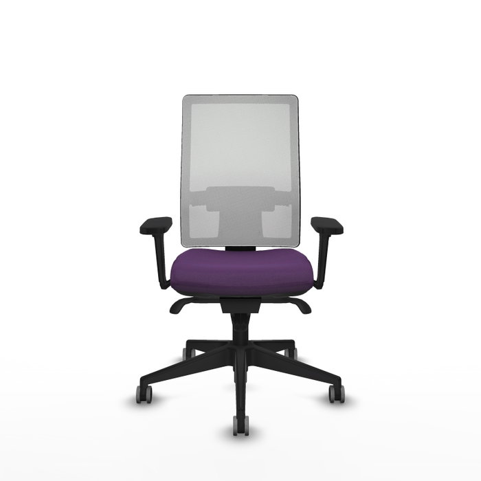 PIQUERAS Y CRESPO Silla de oficina Horna con mecanismo Sincro, Morada y Blanca PIQUERAS Y CRESPO Silla de oficina Horna con mecanismo Sincro, Morada y Blanca