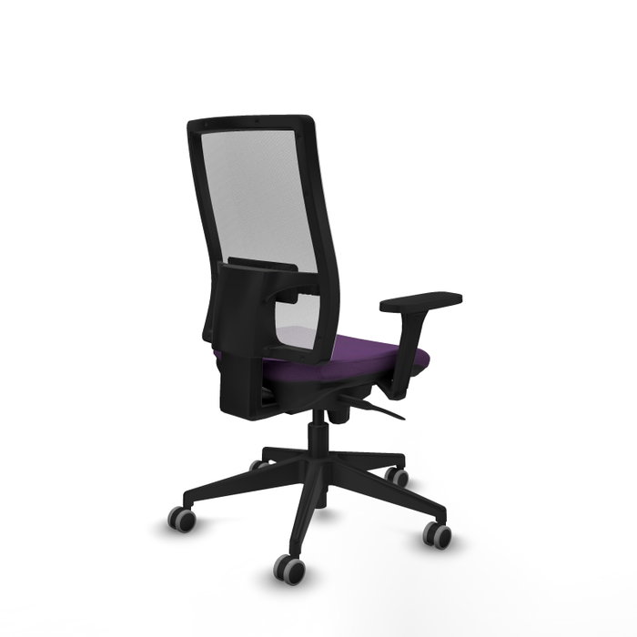PIQUERAS Y CRESPO Silla de oficina Horna con mecanismo Sincro, Morada y Blanca PIQUERAS Y CRESPO Silla de oficina Horna con mecanismo Sincro, Morada y Blanca